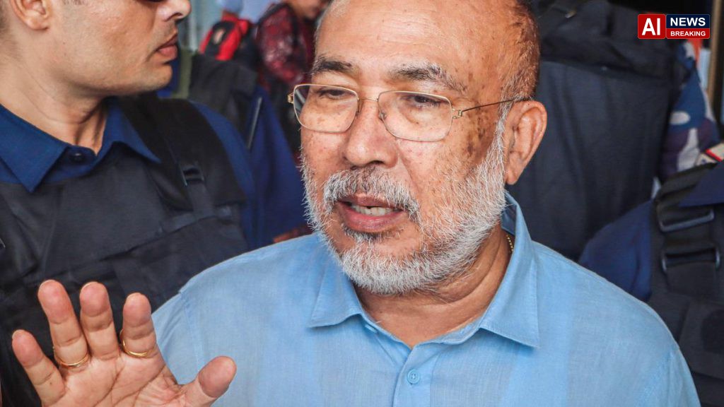 Centre: Biren Singh audio clip altered
