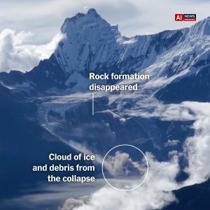 See Moments After a Glacier Collapsed, Launching Deadly Flash Floods in Nepal