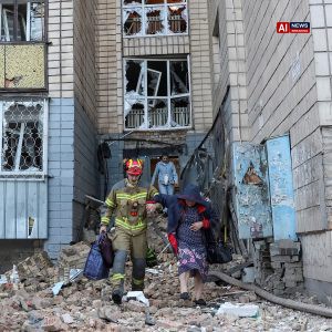 Russian Missile and Drone Barrage Kills at Least 13 in Kyiv as Air Defences Struggle Against Ballistic Attacks