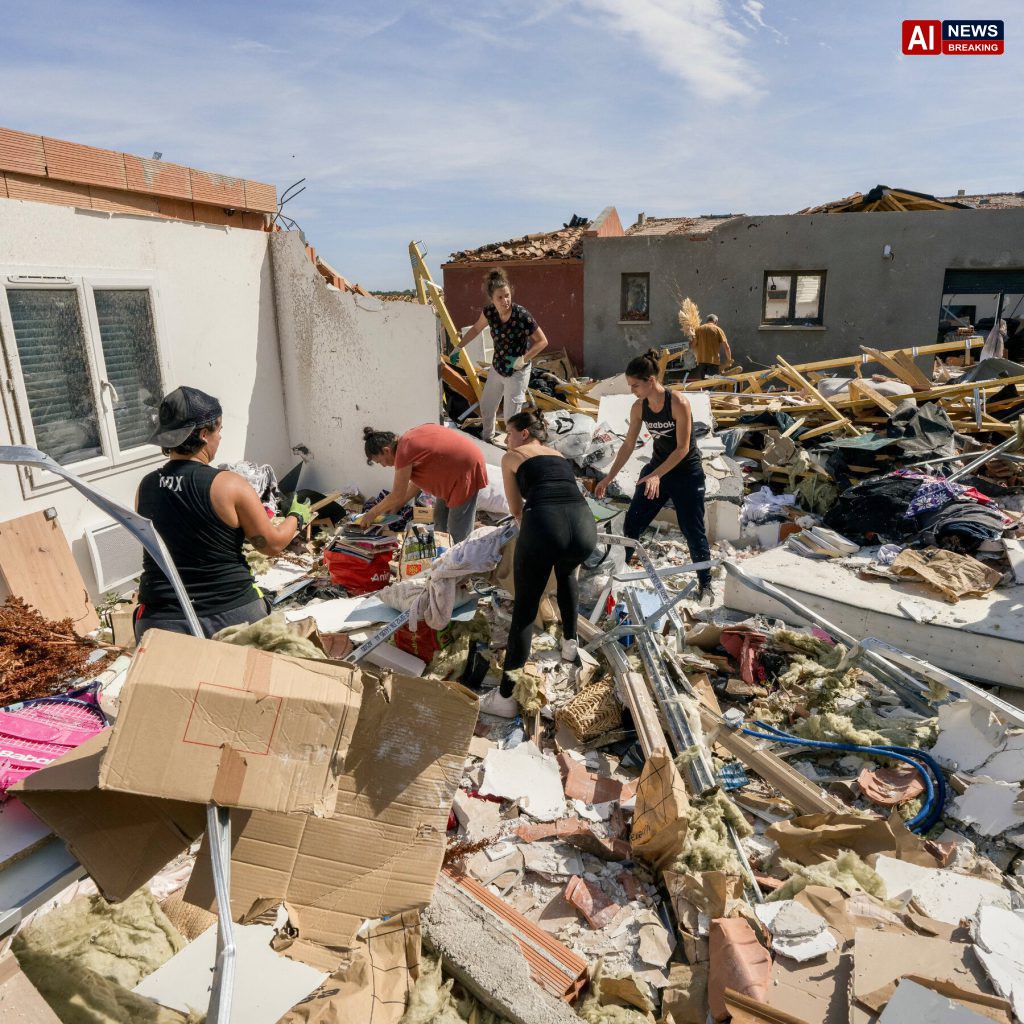 Tornado strikes southern France, prompting emergency rescue operations