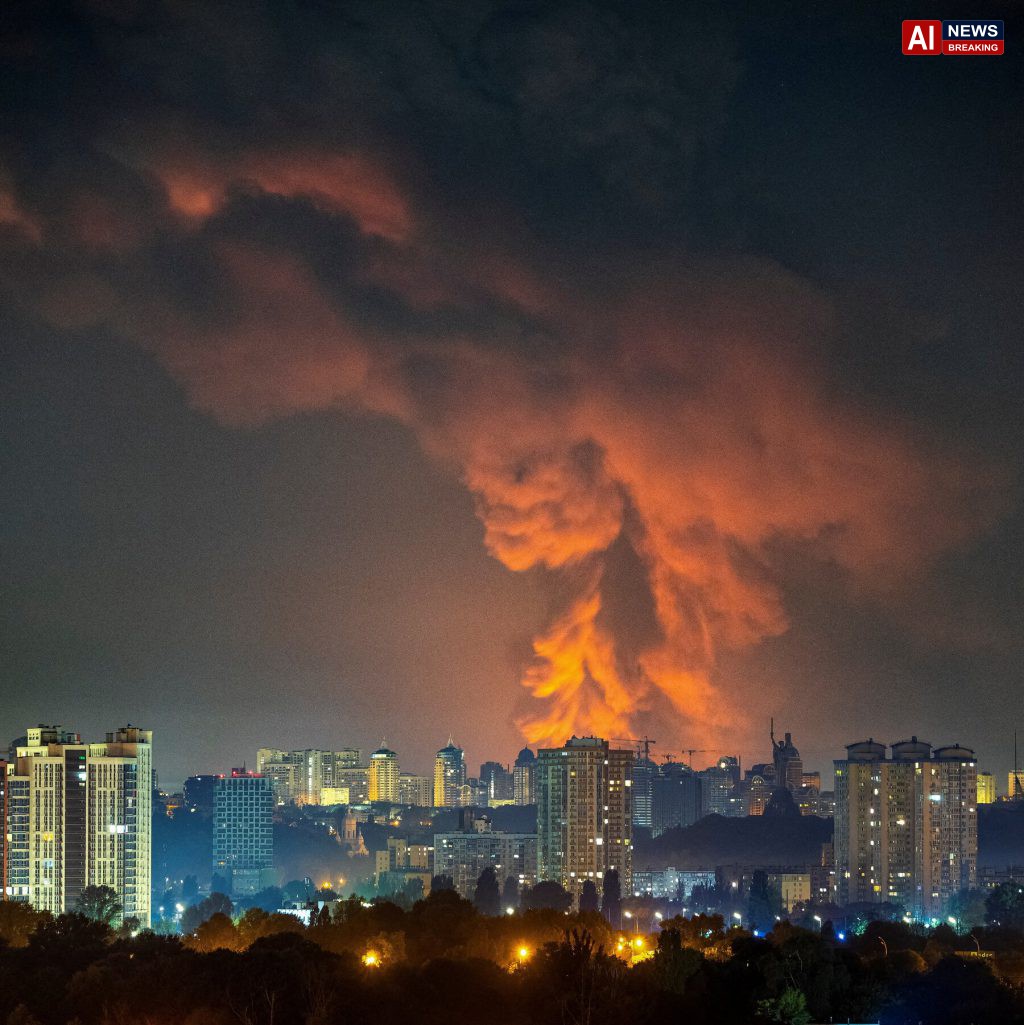 Russia launches missile attack on Kyiv, killing at least 17 people.