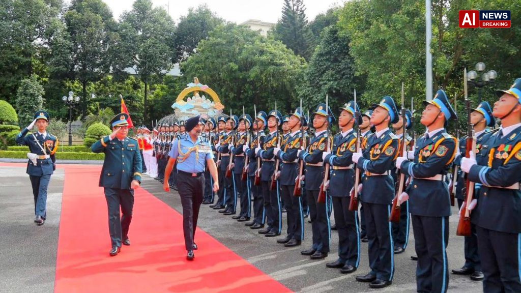 IAF Chief begins three-day visit to Vietnam.