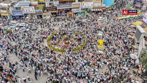 Jharkhand students demand resignation of Chief Minister Hemant Soren.