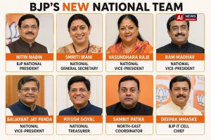 BJP Organisational Reshuffle 2026: Smriti Irani, Vasundhara Raje and Ram Madhav Get Key Roles in Nitin Nabin's New Team