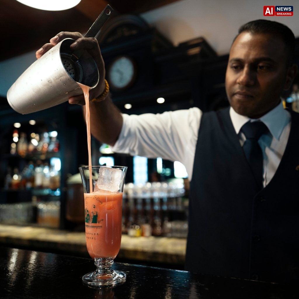 The Raffles’ Singapore Sling Costs $40. There’s a Reason Tourists Still Love It.