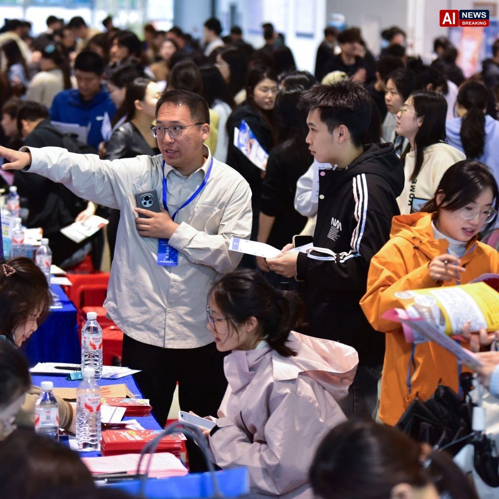 China’s New Graduates, Facing a Dire Job Market, Must Also Contend With A.I.