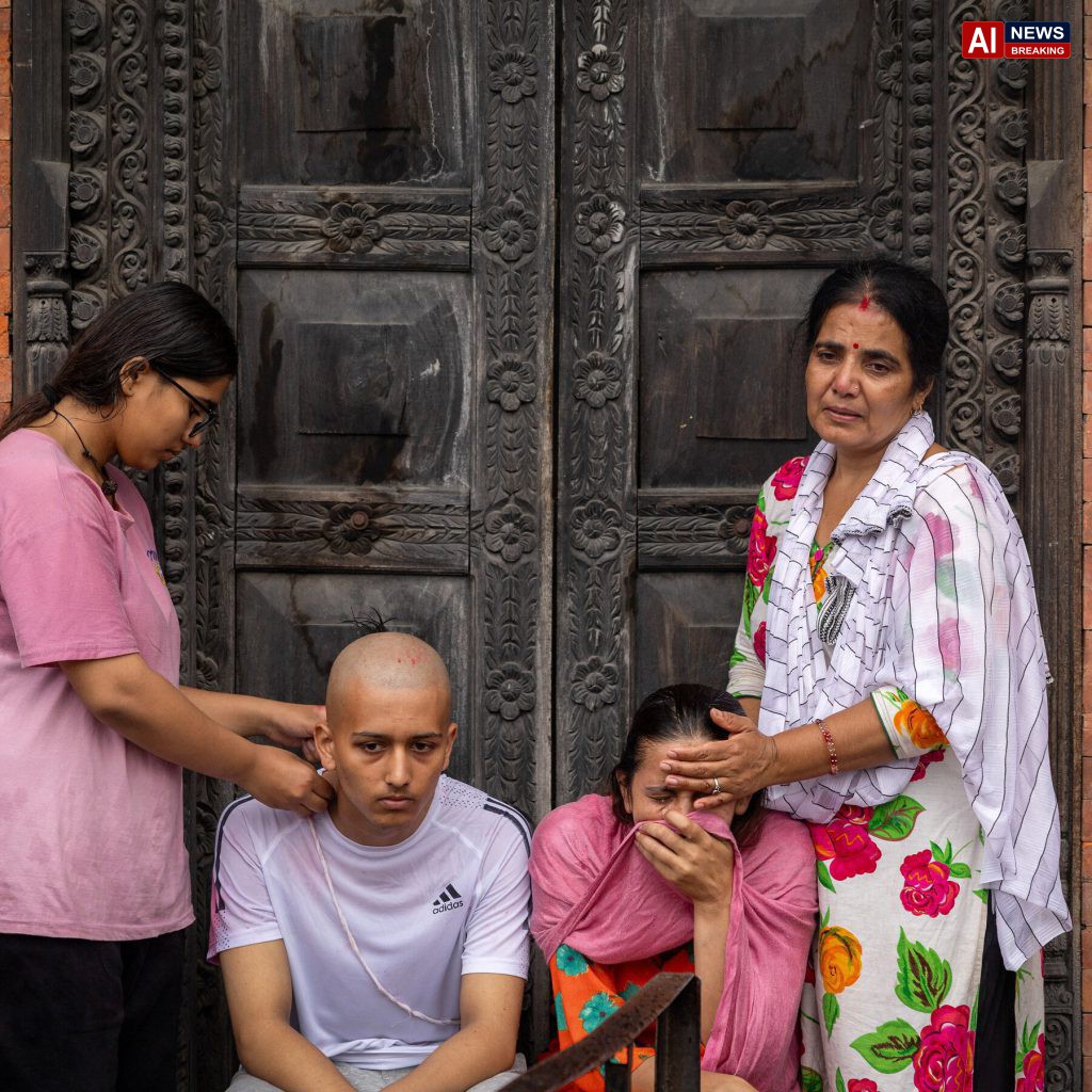 Nepal Families Conduct Symbolic Cremations After Floods