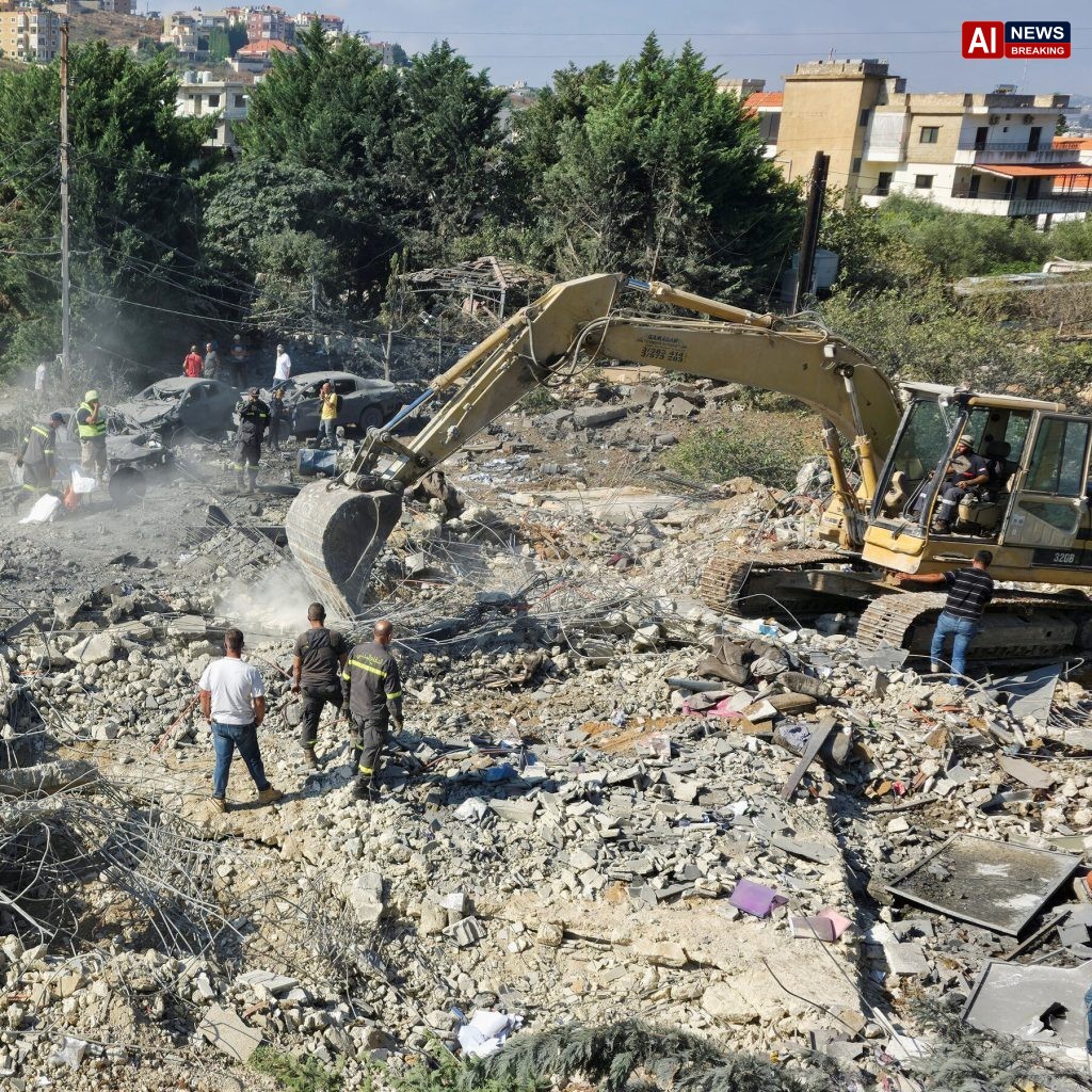 Israeli strikes kill nine in Lebanese city