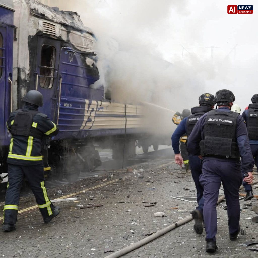 Russian Strike on Train Station Near Poland Seen as Warning to Kyiv’s Allies