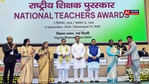 President of India confers National Awards on teachers