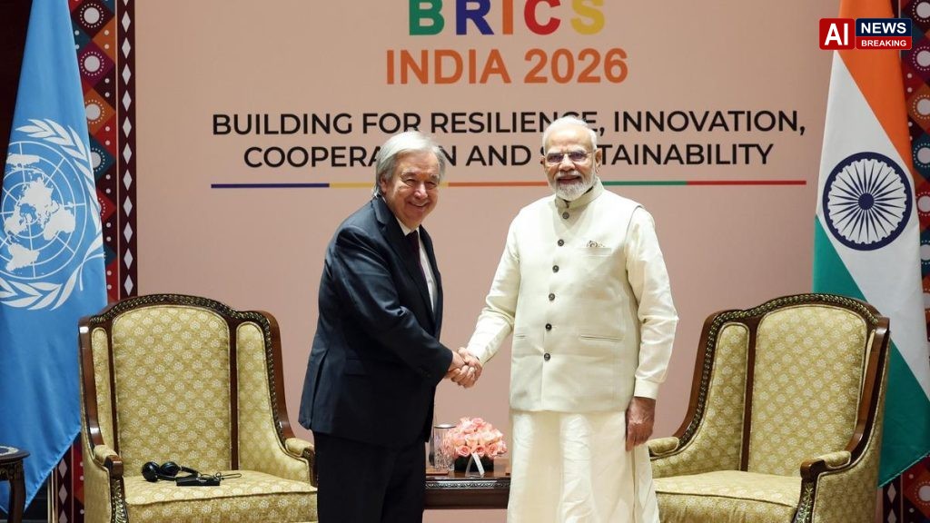 UN chief Guterres meets PM Modi; discusses West Asia, Ukraine conflicts