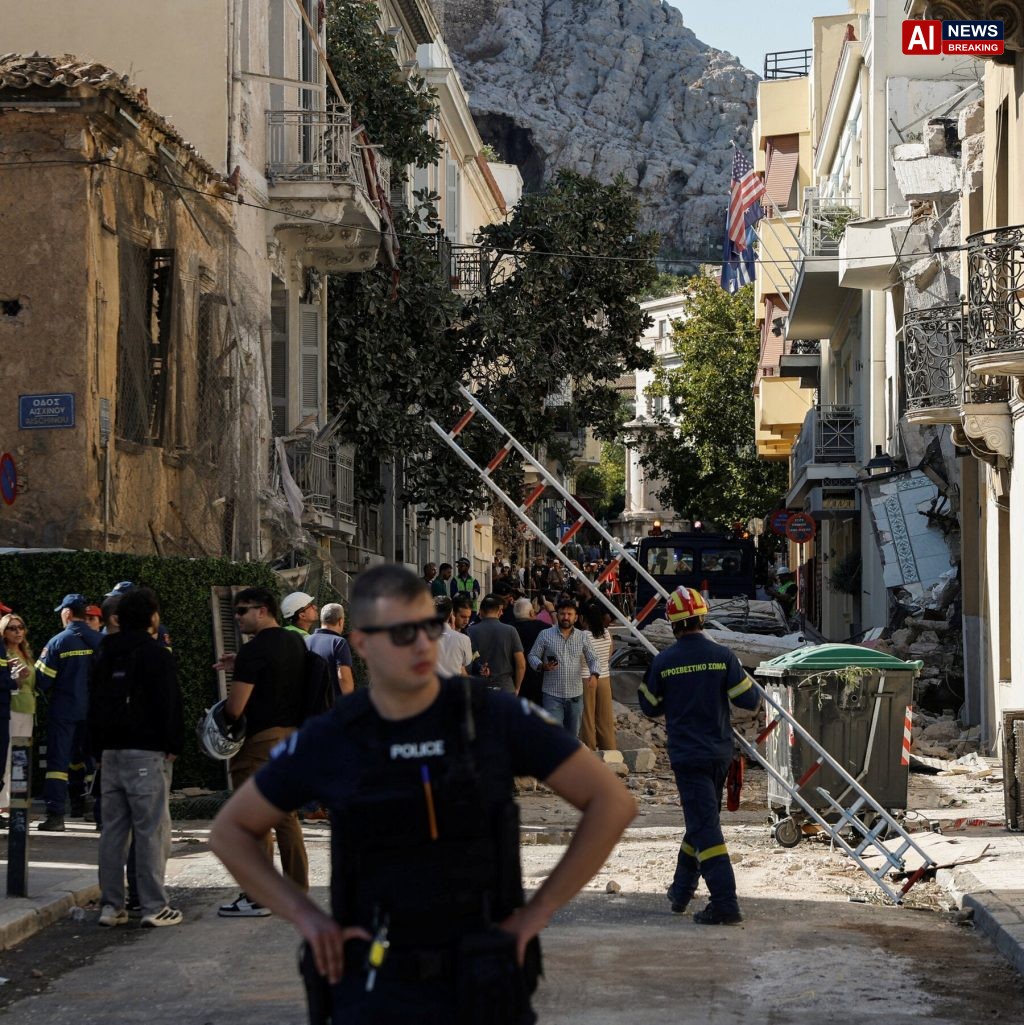 6 People Are Missing After Explosion in Athens Tourist District
