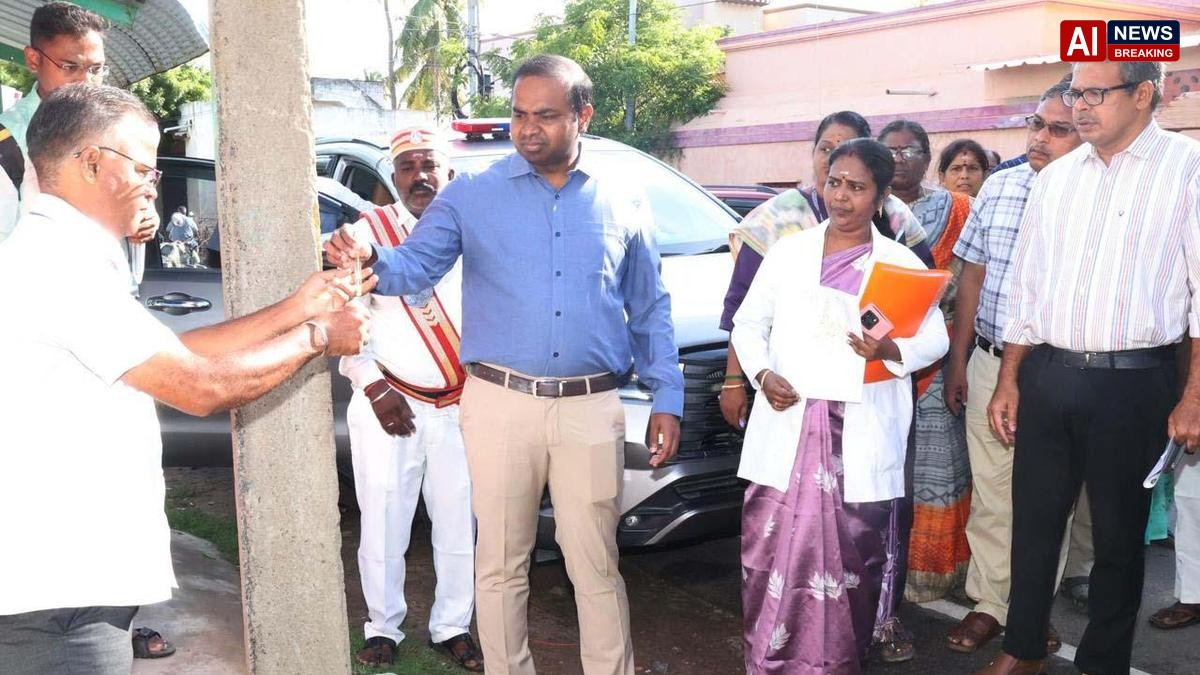 Collector inspects dengue prevention measures in Cuddalore