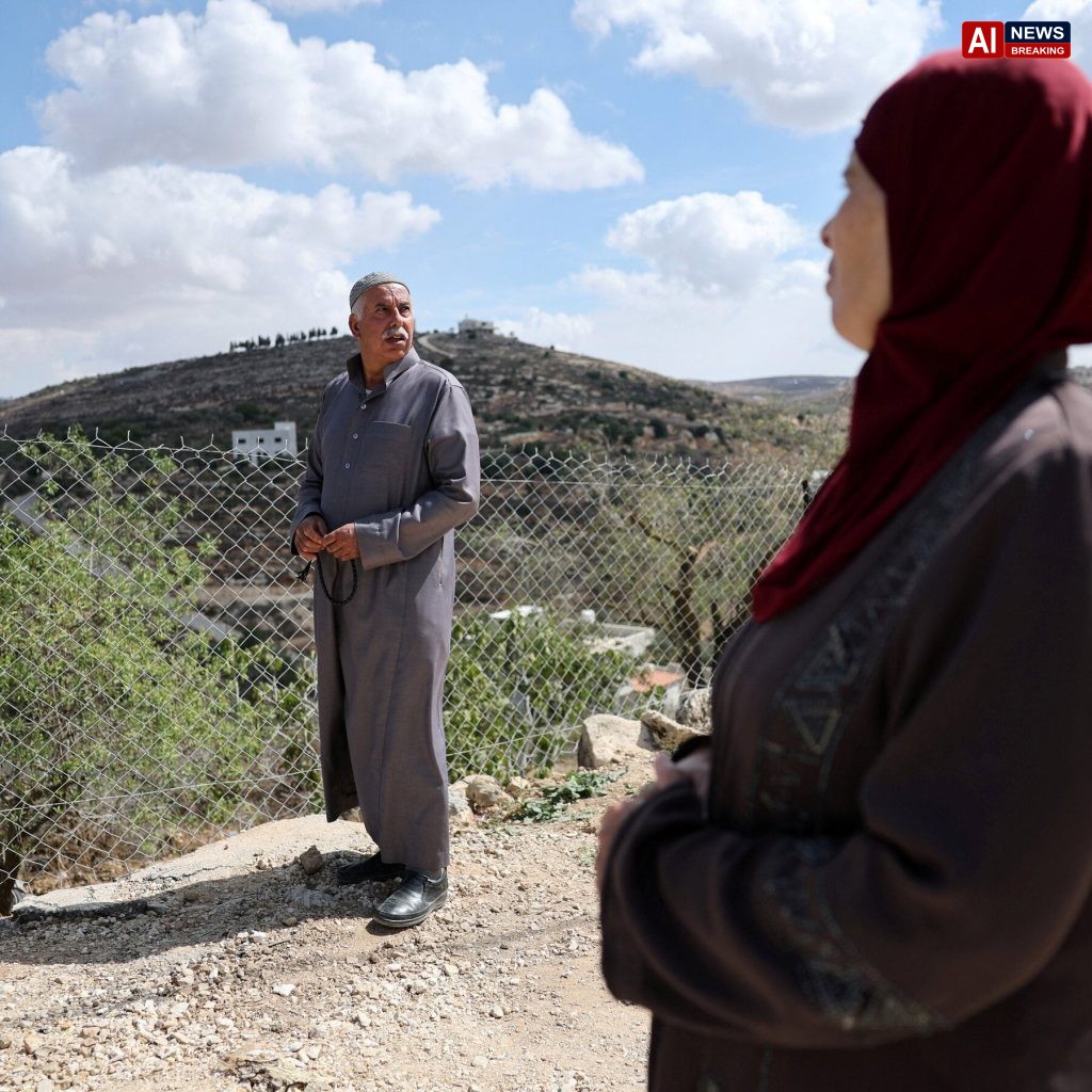 Israeli settlers block