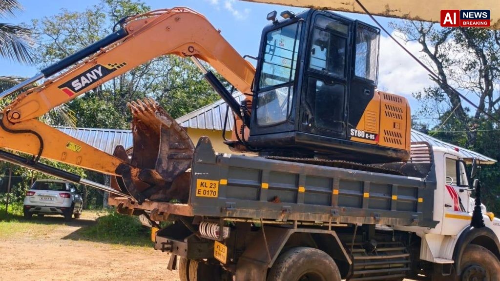 Four arrested in connection with  theft of earth movers in custody in Keralam’s Idukki
