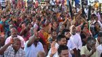 Tamil Nadu ariat relocation protest continues.
