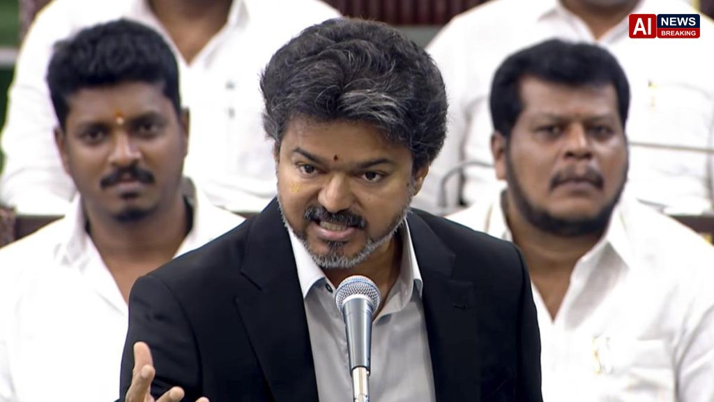 Tumultuous scenes in Tamil Nadu Assembly as CM Vijay attacks DMK invoking Sarkaria Commission, Veeranam scandal