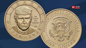 Trump dollar coin sells out hours after US Mint release