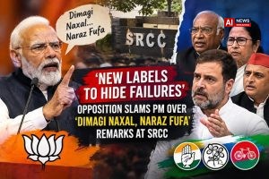 'New Labels to Hide Failures': Opposition Slams PM Over 'Dimagi Naxal, Naraz Fufa' Remarks at SRCC