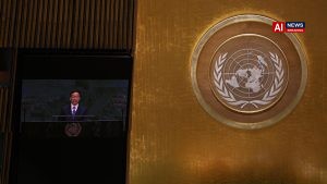 China, as usual, uses UN speech to promote global development as solution to world's challenges