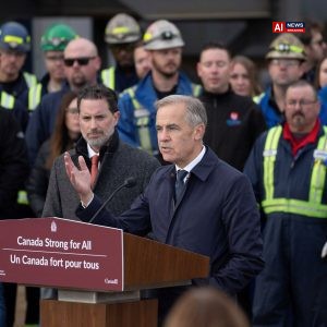 Canada’s Proposed Oil Pipeline Offers Carney Relief From Domestic and Global Turmoil