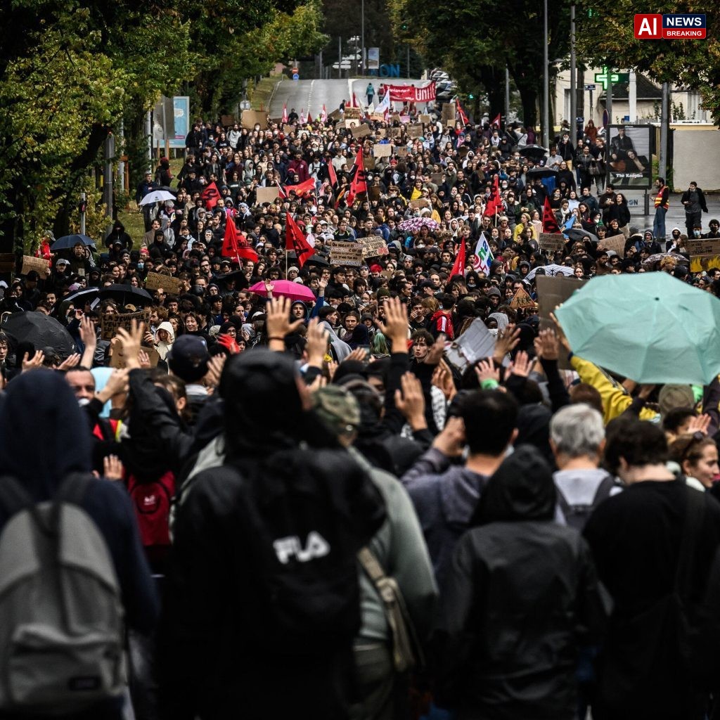Live Updates: Students Rally in France for Second Day of Mass Protests in a Week