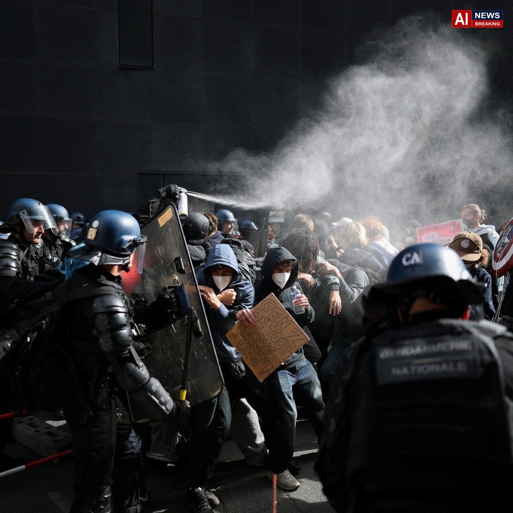 French Students Take to the Streets as Government Seeks Way Out of Crisis
