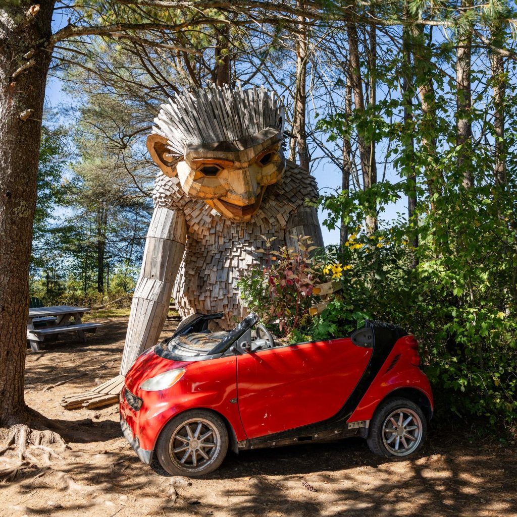 How Giant Trolls Are Helping Transform an Adirondack Mill Town