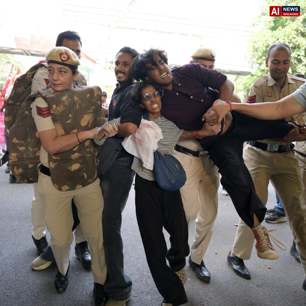 From a Sikh Sanctuary to Chaotic Streets, Protesters Brave Police in Delhi