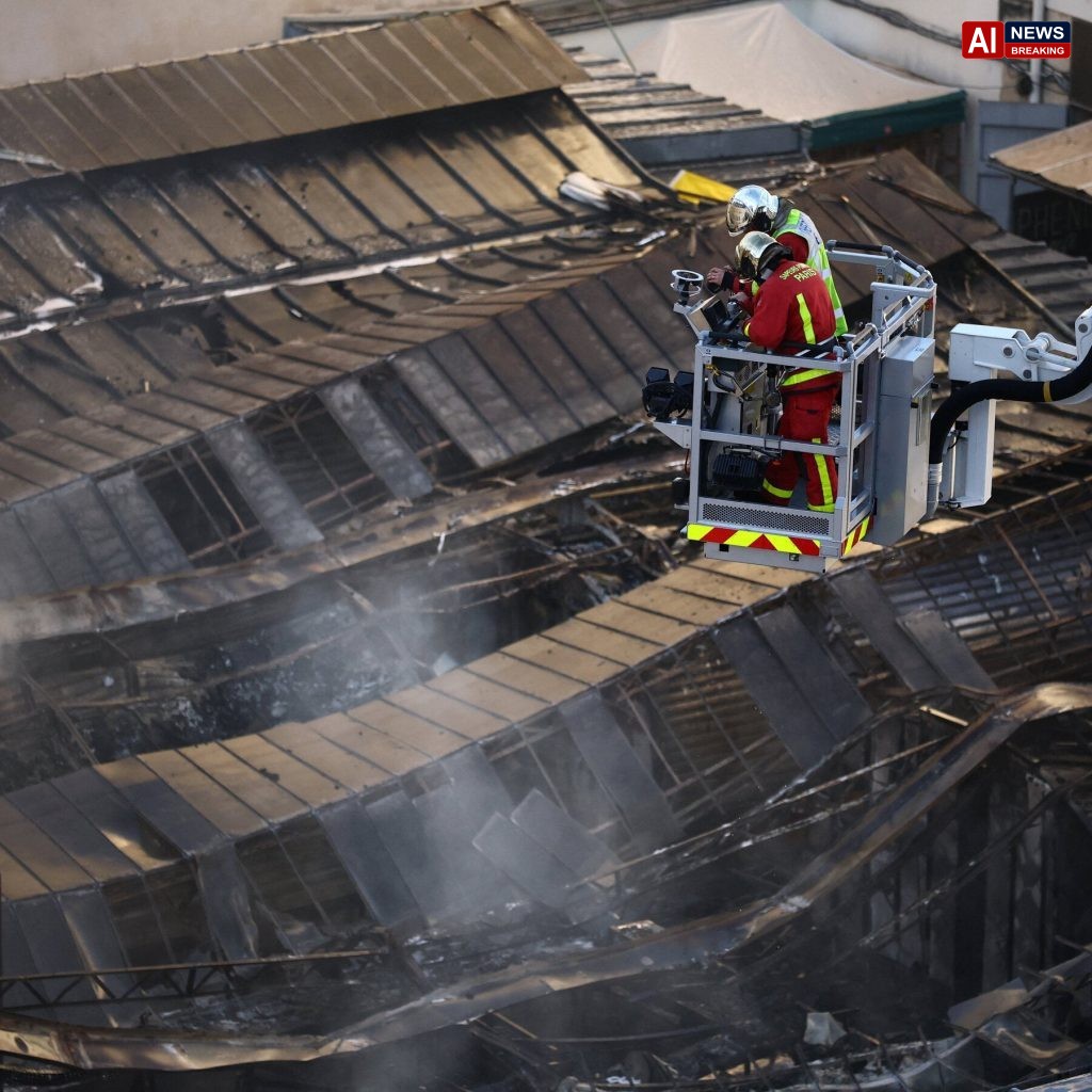 Fire Devastates Paris’s Oldest Covered Food Market, Le Marché des Enfants Rouges
