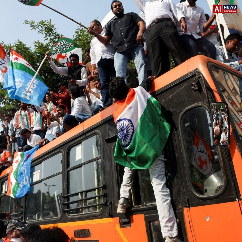 After Lockdown, Sea of Protesters Flows Through India’s Capital