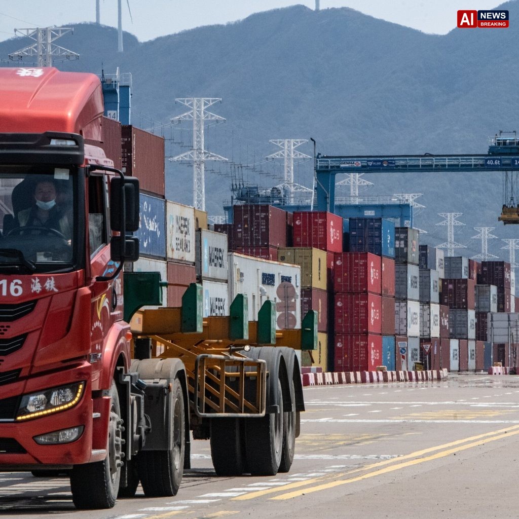 China’s Exports Soar, Putting Its Trade Surplus on Track for a Record