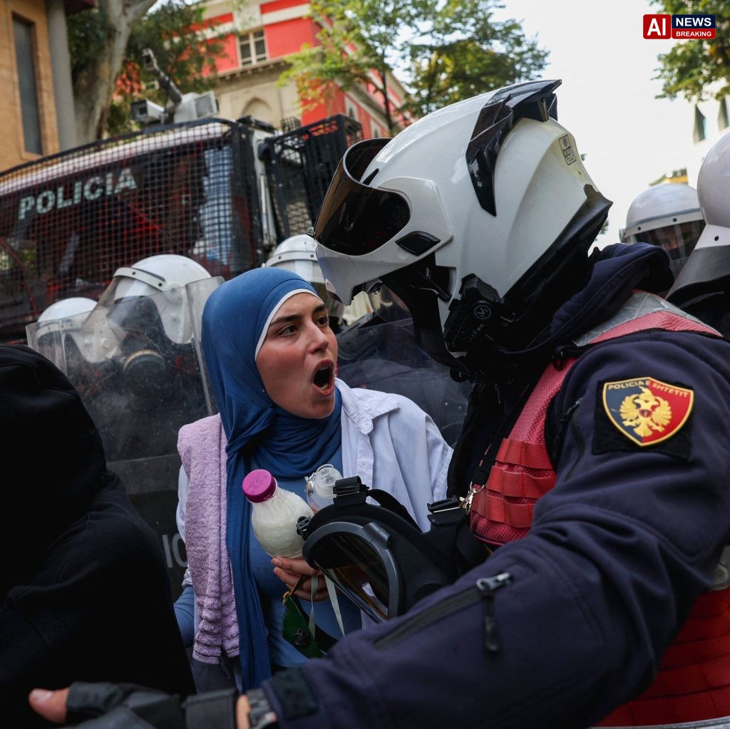 Violent Protests in Albania