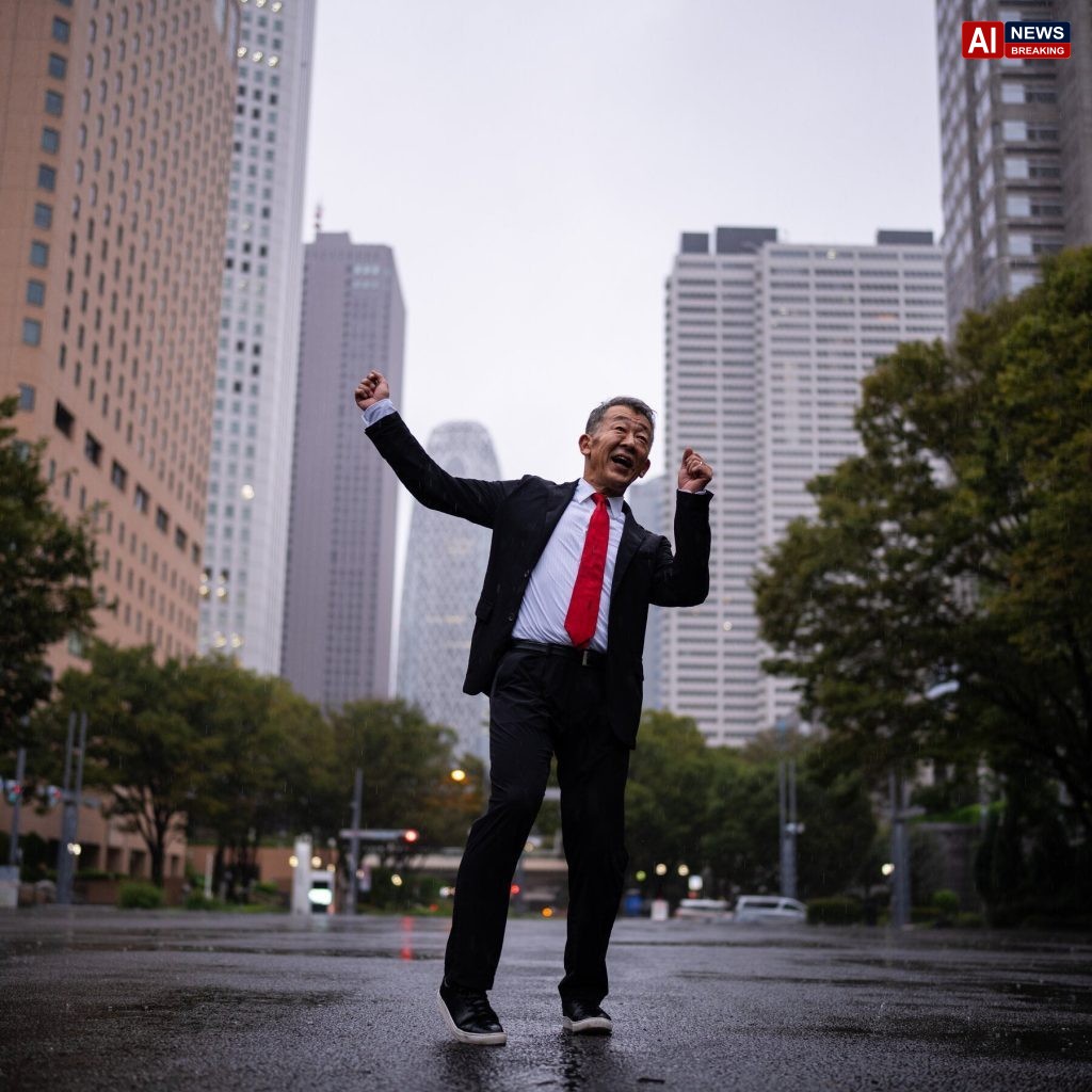 Japan’s ‘Dancing Salaryman’ Can’t Stop Grooving