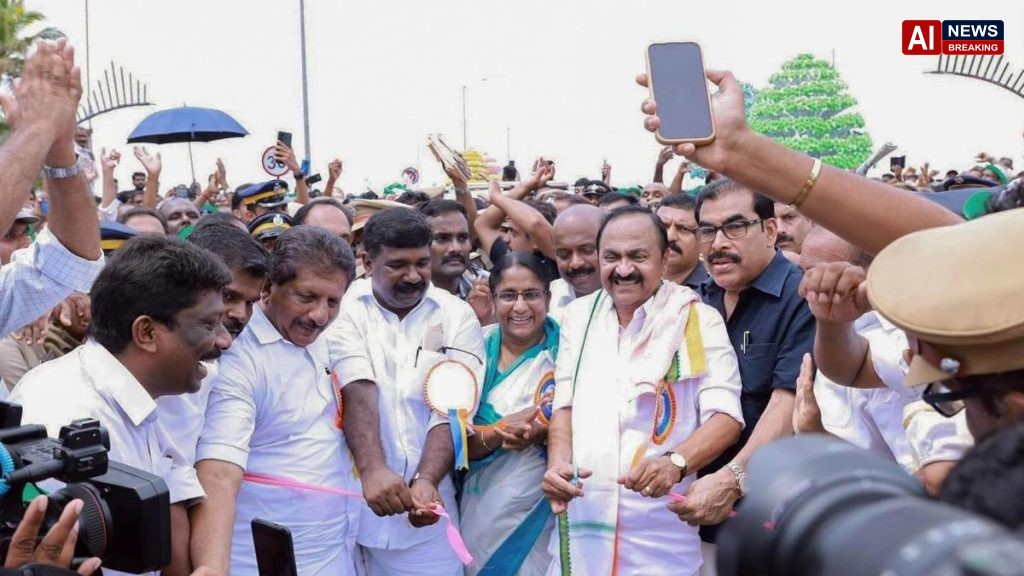 CM Satheesan announces blue economy hub in Keralam’s Aroor, inaugurates bridge