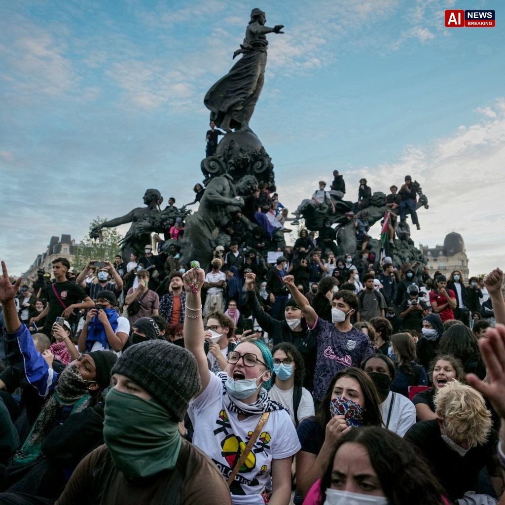 How a Small Student Protest Spread Across France