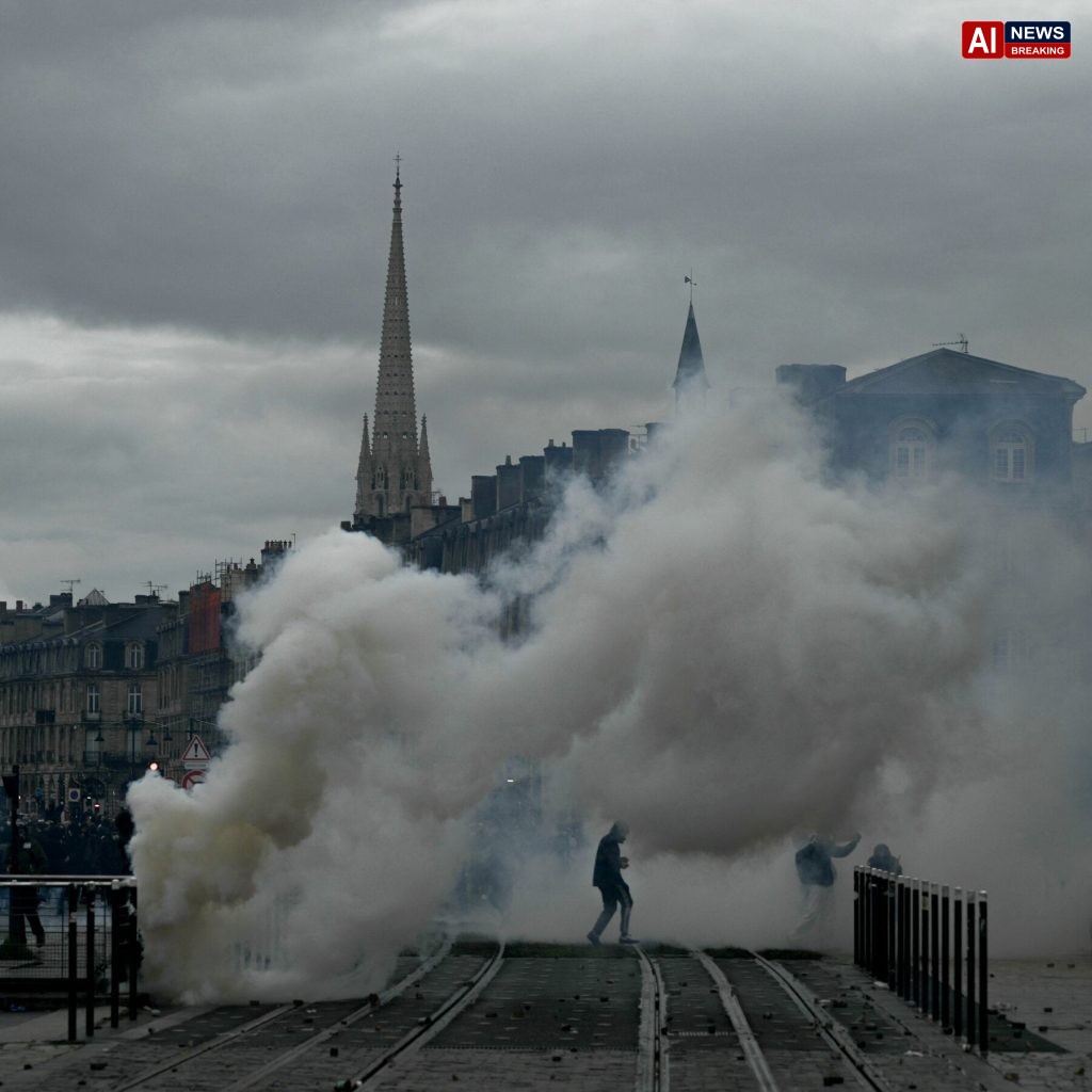 Unrest Erupts Again in France, but This Time, With Less Property Damage