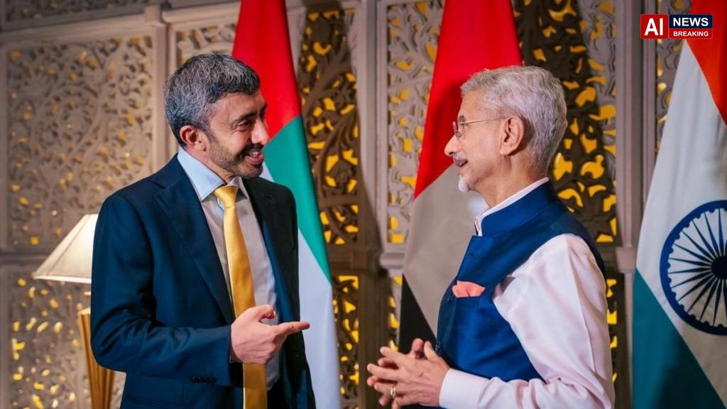 Jaishankar welcomes UAE’s Foreign Minister Al Nahyan in Mumbai