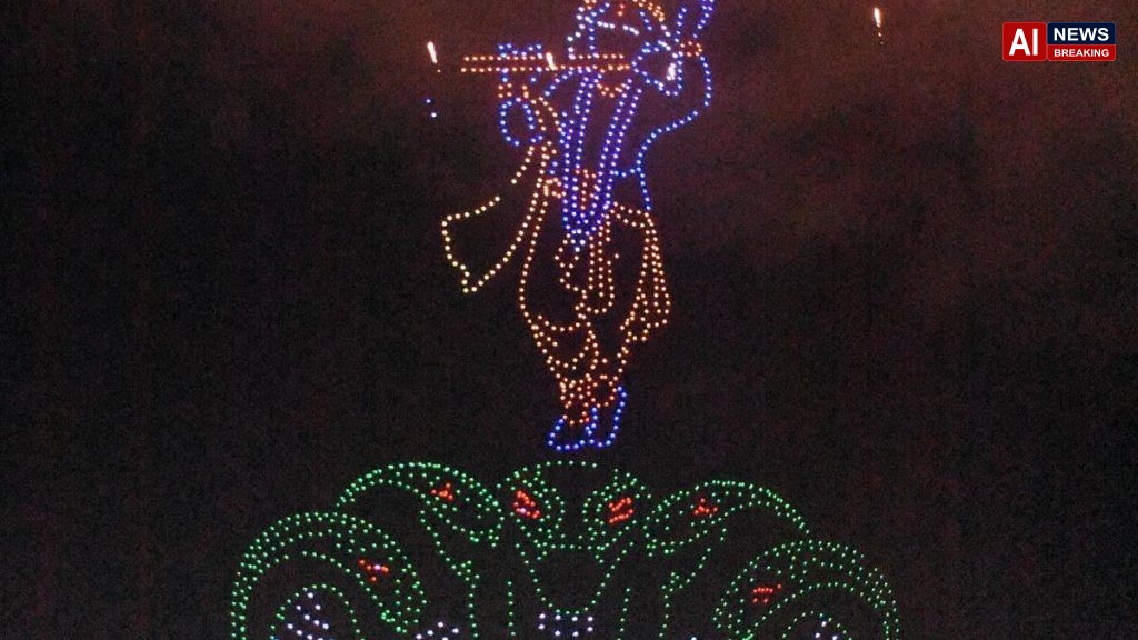 Chamundeshwari Electricity Supply Corporation lauded for Guinness drone show, impressive Mysuru Dasara illumination