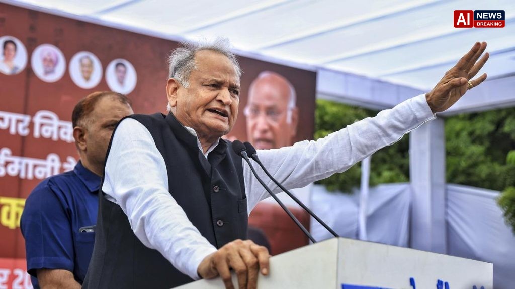 BJP discrediting opposition for raising questions over Election Commission: Ashok Gehlot