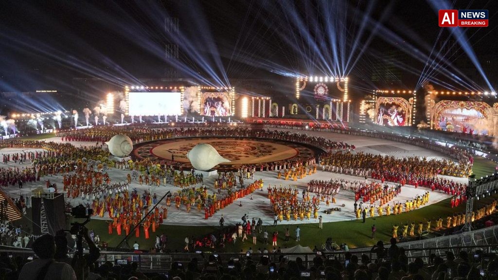 West Bengal’s BJP government kicks off first Durga Puja celebration with mega event at Eden Gardens
