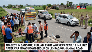Eight dead, 12 injured as car runs over workers in Punjab's Sangrur: What led to the accident? Details