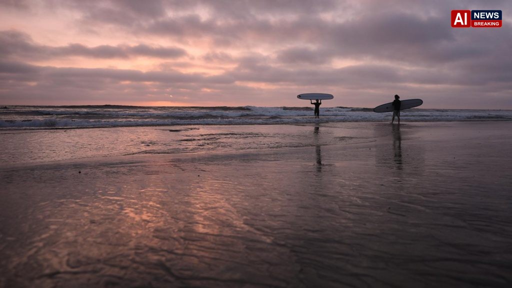 A pulse of warm water hitting the Pacific coast could mean erosion and flooding