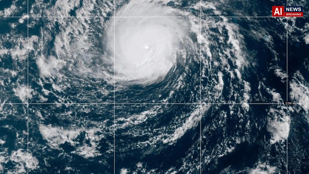 Nolo becomes a Category 3 Hurricane in the remote Pacific Ocean