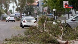 Hail the size of golf balls pummels parts of Arizona as rare storm moves through the West