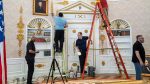 A replica Oval Office near the White House just got a new Trump makeover. Gold flourishes abound